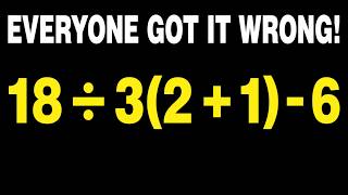 Everyone Got This Math Problem Wrong!