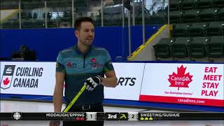 #cmdct2018 John Epping burns his rock vs Sweeting/Gushue, Jeff Stoughton explains the rule