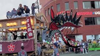 大蛇山祭り 福岡県大牟田市  視聴者様提供  令和4年7月  2022年 上龍会 祇園 夏祭り かませ 太鼓 踊り パレード 大蛇山 山車 踊り子 7月24日 祇園祭り 釣り課長 課長釣り ダイワ