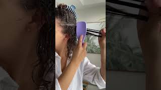 Straight to curly with dippity do girls with curls | Curly hair routine