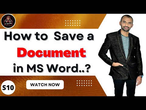 How to Save a Document in Ms word..? #shorts #msword