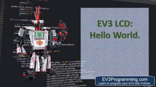 EV3 Python; Hello World