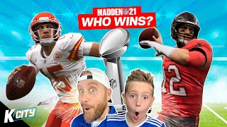 Super Bowl 2021 Winners Prediction Game in Madden NFL 21! K-CITY GAMING