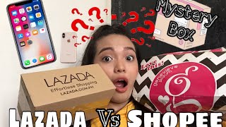 LAZADA VS SHOPEE MYSTERY BOX (HALA MAY CELLPHONE)