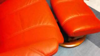 Stressless Ambassador Terracotta Paloma Leather by Ekornes