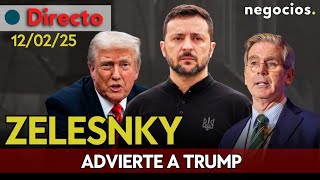 DIRECTO: Zelensky advierte a Trump: negocia con Bessent en medio de ataques a Kiev