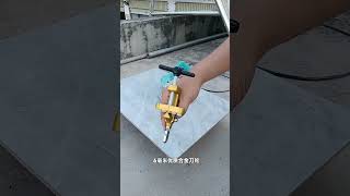 You can use this portable tile cutter to cut tiles, which is convenient, fast and easy to use!