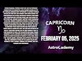 prepare yourself😫 for very powerful news😤❤️capricorn ♑❤ horoscope for today february 05 2025