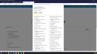 Basic Instruction: Databases (2 of 7)