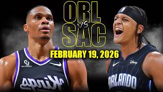 Orlando Magic vs Sacramento Kings Full Game Highlights – February 19, 2026 | NBA Season
