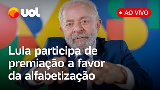 Lula participa da entrega do Selo Nacional Compromisso com a Alfabetização; acompanhe ao vivo