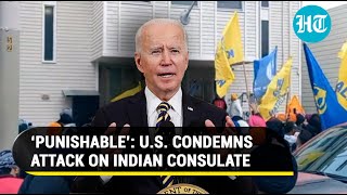 U.S. vows action after India protests pro-Khalistan attack on consulate | ‘Priority To Defend’