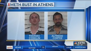 Drug dealer, another arrested involving meth in Athens