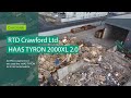 HAAS TYRON 2000XL 2.0 shredding waste wood at RTD Crawford