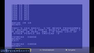 C64 Basic - The C64 Mini - DVDfeverGames
