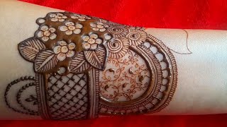 Beautiful Full Hand Heavy Bridal Mehndi Design || Front Hand Bridal Mehndi Design Full Hands