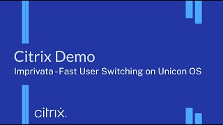 Imprivata Fast User Switching in Unicon OS