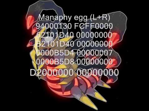 Pokemon Platinum Action Replay Codes - YouTube