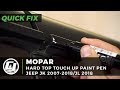 Jeep Wrangler JL/JK Quick Fix: Mopar Hard Top Touch Up Paint Pen