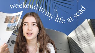 📖 Weekend In The Life of A SCAD Student! | Studying, Working on Projects, + John Mulaney Show!