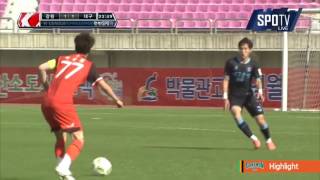 2016 K리그 챌린지 19R 강원FC vs 대구FC 하이라이트