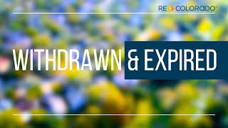 Withdrawn and Expired Listings Statuses