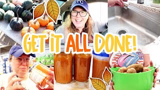 🧡 IT'S FALL! WEEKEND PREP GET IT ALL DONE 🍅 HOMEMADE MARINARA SAUCE + ALDI SHOP WITH ME @Jen-Chapin