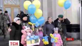 Зі Сходу України в Одесу прибули майже півсотні прикордонників