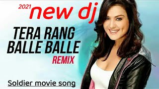 तेरा रंग बल्ले बल्ले || Tera Rang Balle Balle Lyrics in Hindi / English || New dj remix song