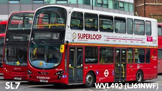 *Topodyn \u0026 Downshifts* Bus Journey on the SL7 | Volvo B9TL (Wright Eclipse G2) | LJ61NWF (WVL493)