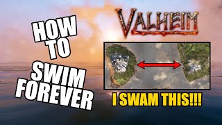 Valheim で永遠に泳ぐ方法