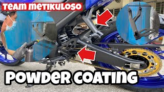 Powder Coating | Yamaha R15v3 | Paano mag powder coating? | turn your passion into business 😉