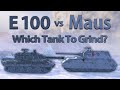 WOT Blitz Face Off || E 100 vs Maus