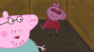 Guys Look a Peppa In fnf || Horror Peppa Pig Lost Family in Friday Night Funkin be like