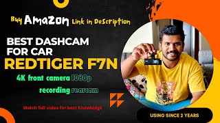 Red Tiger F7N | 4K video | GPS | Best Dashcam buy online Link in Description | മലയാളം | Vlog#175