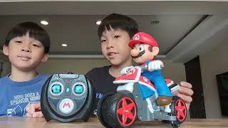 帶你一次看懂 “瑪莉歐遙控摩托車與遙控賽車” 的所有玩法技巧 #Mariokart #Mario mini anti gravity rc #racer #supermario #mariotoys