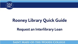 Request an Interlibrary Loan: Quick Guide