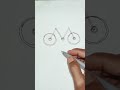 Shortcut Cycle Drawing !! Easy Drawing for Beginners