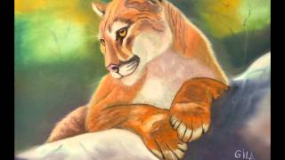 Oil painting  (Lion, Florida Panther, Leopard) - Gila Art
