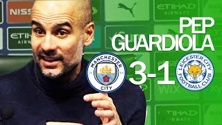 THIS IS THE TEAM WE WANT TO BE | Pep Guardiola | Manchester City 3-1 Leicester City