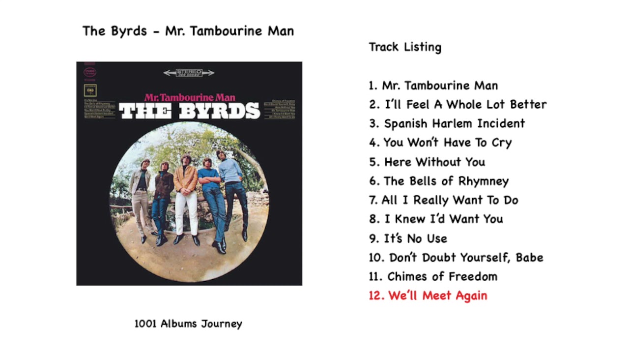 The Byrds We Ll Meet Again Youtube