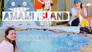 【#奄美大島 】リゾバ女子２人のリアルライフvlog#4 DAY9・10 ハートロック　オシャレランチ　観光スポット盛りだくさん✨👌💕