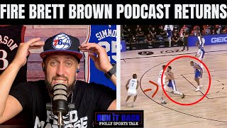 THE FIRE BRETT BROWN PODCAST.  Sixers Pacers.  TJ Warren.  Embiid 41 points.  Be