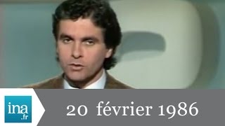 20h Antenne 2 du 20 février 1986 - Archive INA