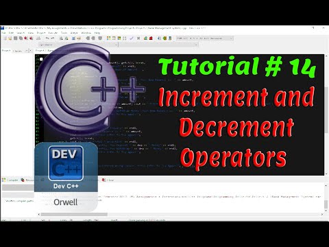 Tutorial 14 Increment And Decrement Operators In C