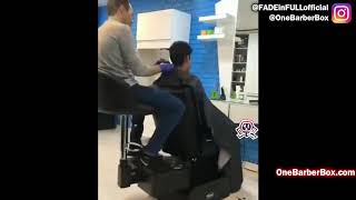 NEW BARBER CHAIRS MAKES IT EASIER TO CUT HAIR