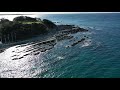 4k arasaki coast yokosuka city japan. dji mavic 2 footage.