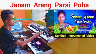 Janam Arang Parsi Poha Santali Song Instrumental Video || Cover By #jituhansda