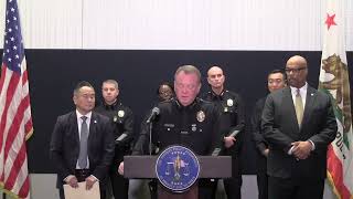 LAPD Chief Jim McDonnell Releases 2025 Citywide Crime Data - Jan 29, 2026