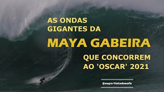 Maya Gabeira concorre ao Big Wave Awards com essas ondas em Nazaré